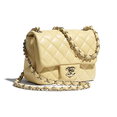 chanel mini flap bag lambskin &|Chanel small lambskin evening bag.